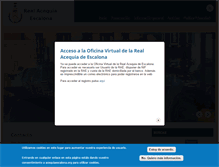 Tablet Screenshot of acequiaescalona.org